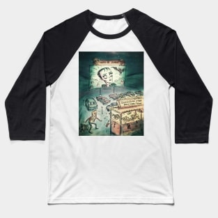 Spiders From Outer Space at the Drive-In! Baseball T-Shirt